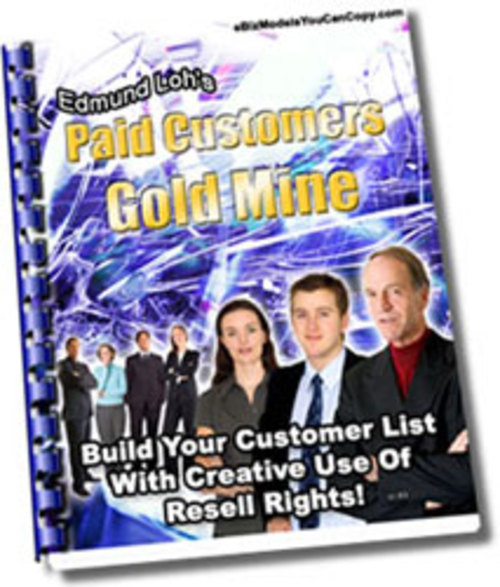 Product picture Paid Customers GoldMine MASTER