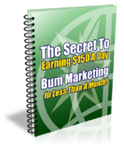Product picture Bum Marketing Method